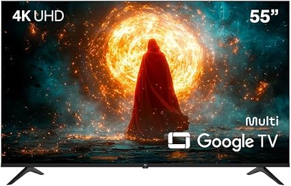 Multilaser Smart TV DLED 55'' 4K Google TV (55UF8G)