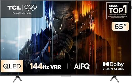 TCL Smart TV 65'' QLED 4K Google TV (65P8K)