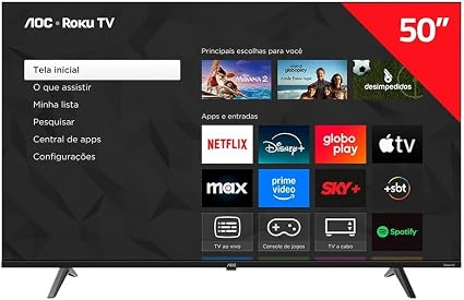 AOC Smart TV 50'' 4K UHD Roku TV (50U7045/78G)