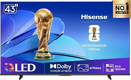Hisense Smart TV 43'' 4K Hi-QLED (43Q6QV)