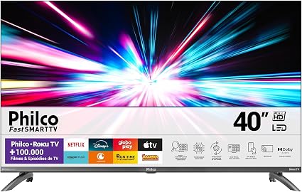 Philco Smart TV 40'' LED Full HD Roku TV (PTV40M9GR2CGB)